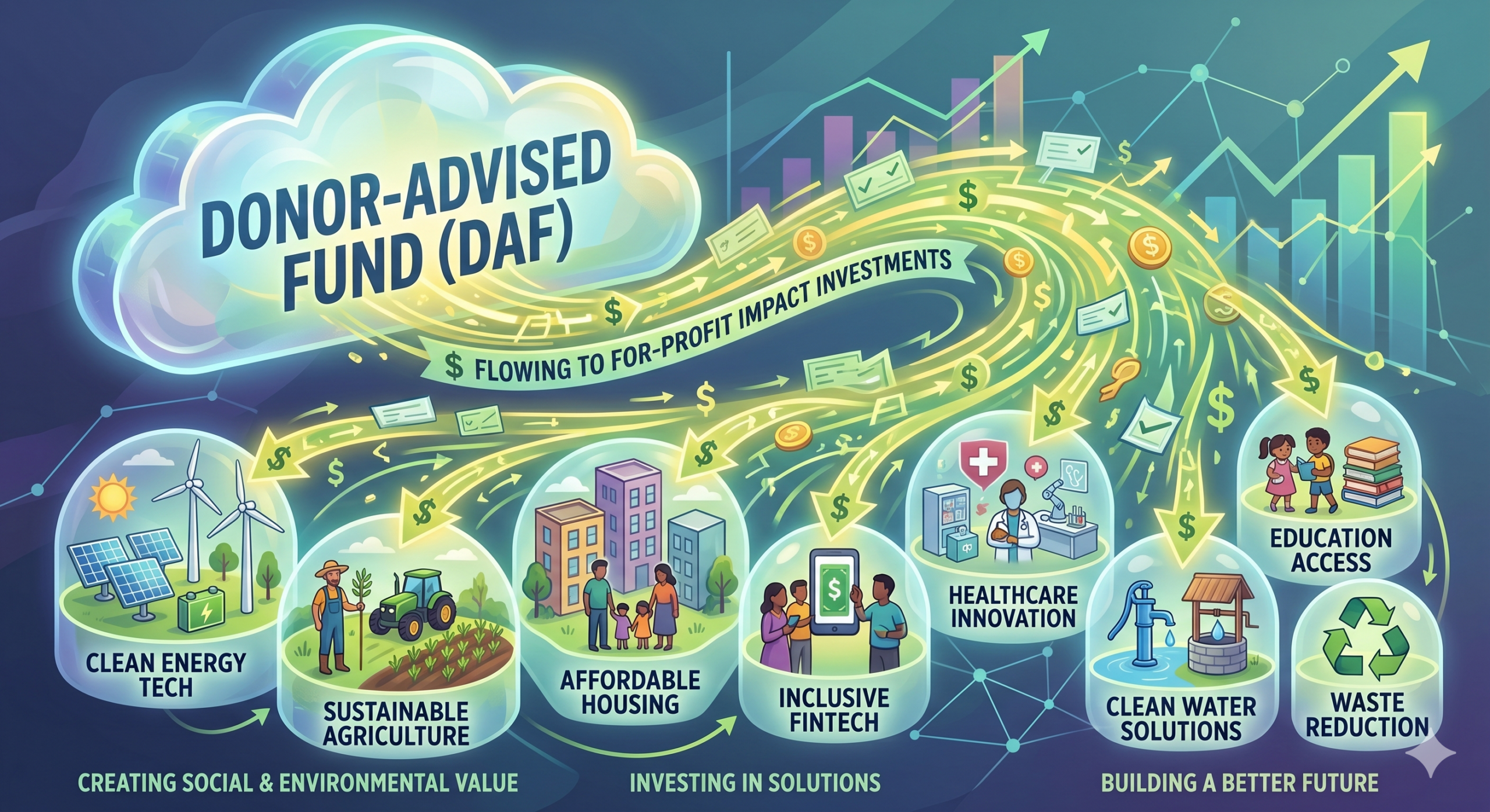 Alternative DAF platforms enabling for‑profit impact Invest with your Donor Advised Fund